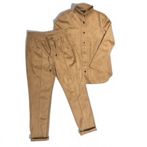 Bylyse Spenard Faux Suede Matching Set – Top XS | Pants S